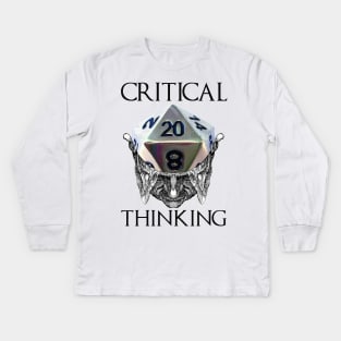 Critical Thinking Kids Long Sleeve T-Shirt